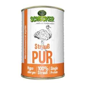 100％ピュアな「ダチョウ肉」缶詰