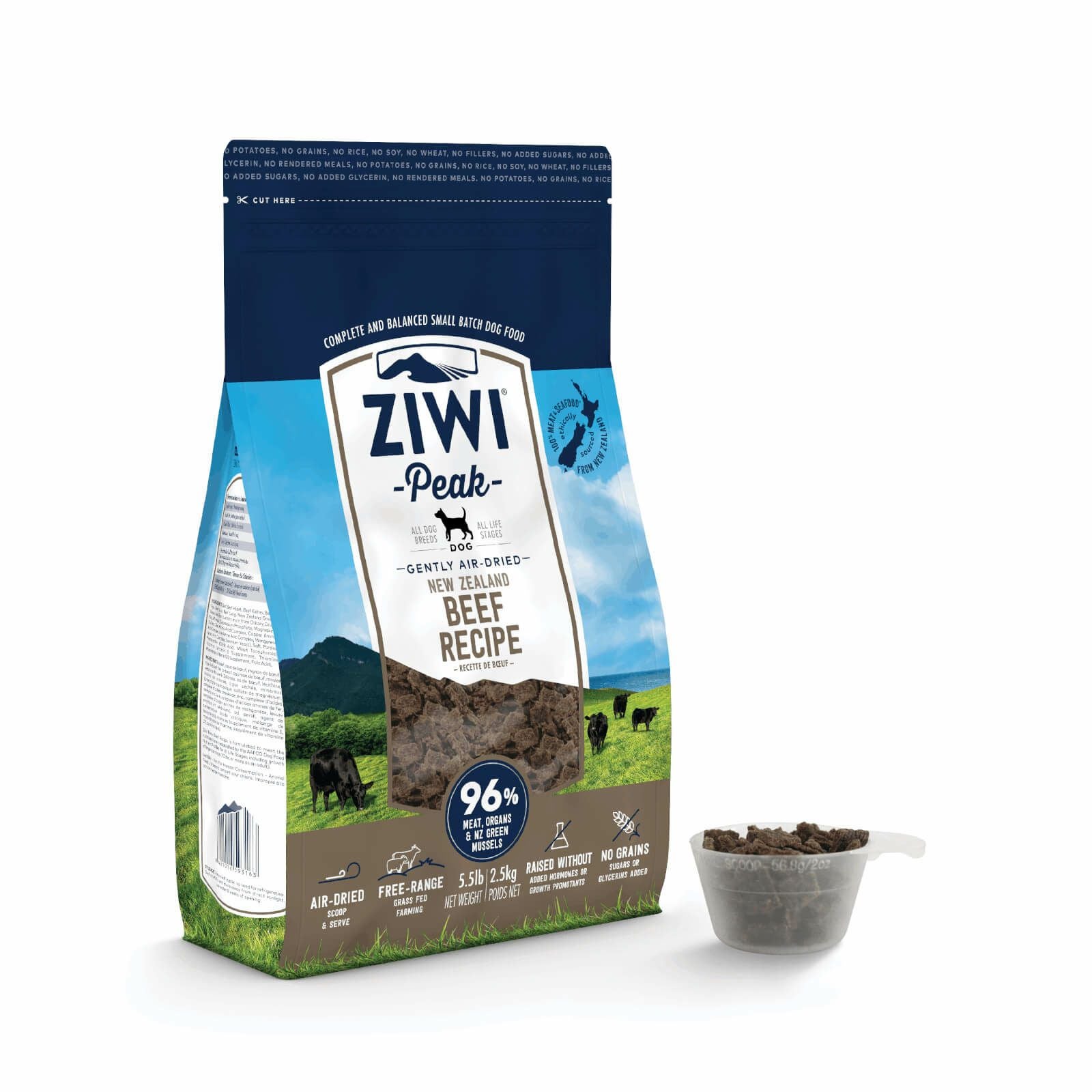 ZIWIジウィピークエアドライドッグフード NZ グラスフェッドビーフ2.5KG ジウィピーク エアドライ・ドッグフード グラスフェッド・ビーフ