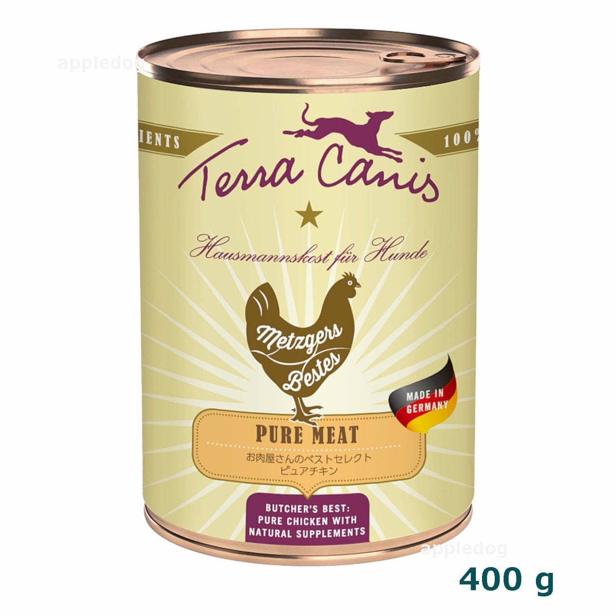 缶詰　テラ カニス ピュアミート　チキン　 400g